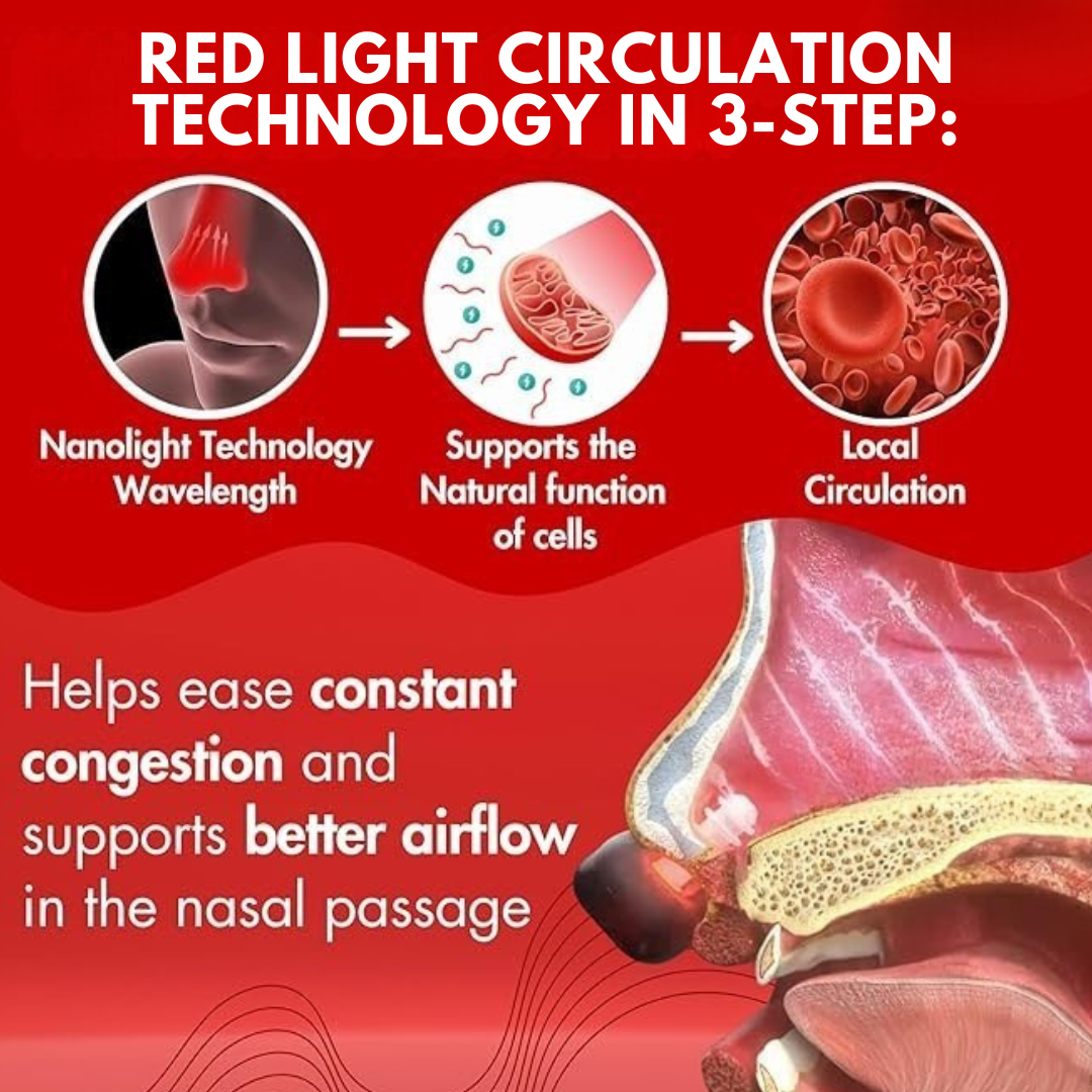 Red Light Nasal Therapy for Sinus & Allergy Relief