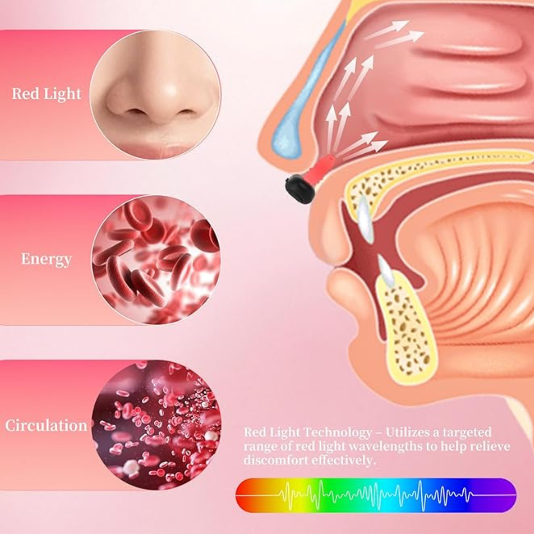 Red Light Nasal Therapy for Sinus & Allergy Relief